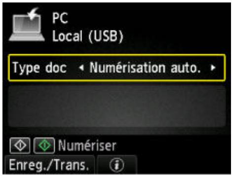 CANON MG 5750 - Transfert des données numériées sur un ordinateur à l'aide du panneau de contrôle - 2