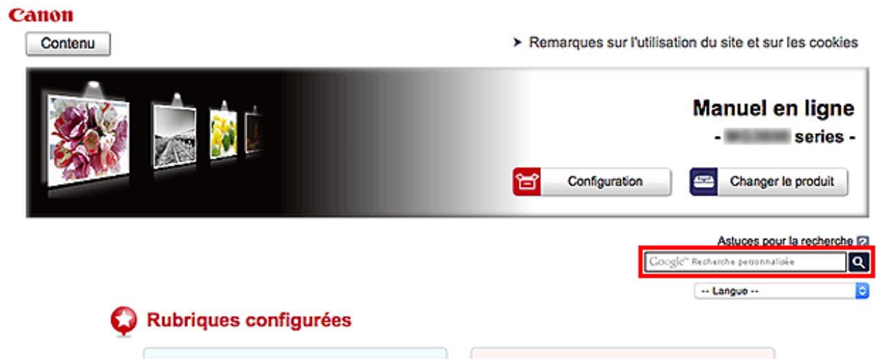 CANON MG 5750 - Astuces pour la recherche - 1