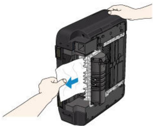 CANON MG 5750 - Retirez doucement le papier coince. - 1