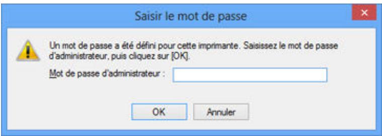 CANON MG 5750 - L'écran Saisir le mot de passer s'affiche pendant la configuration - 2
