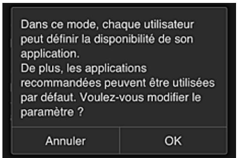 CANON MG 5750 - Si le père, la mère et l'enfant veulent gérer des applications de manière individuelle - 6