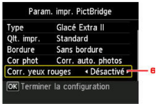 CANON MG 5750 - Param. impr. PictBridge - 2