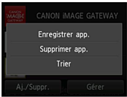 CANON MG 5750 - Bouton Aj./Suppr. - 1