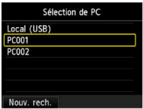 CANON MG 5750 - Joindre au courrier élec. et appuyez sur le bouton OK. - 1