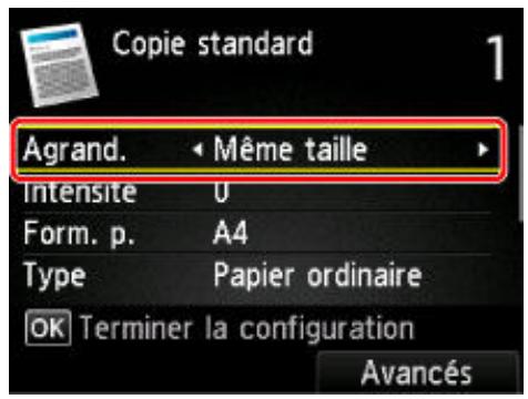 CANON MG 5750 - Réduction/agrandissement de copies - 1