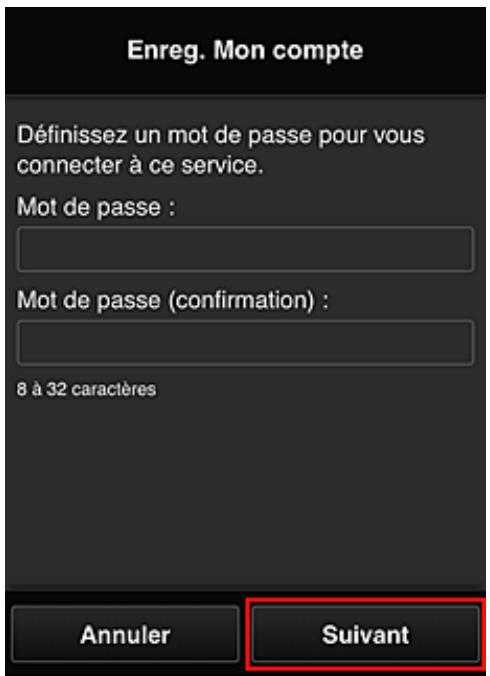 CANON MG 5750 - Accédez à l'URL fournie dans l'e-mail, enregistrez les informations et terminez le processus d'enregistrement de l'utilisateur - 3