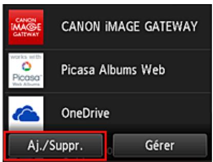 CANON MG 5750 - Trier les applications - 2