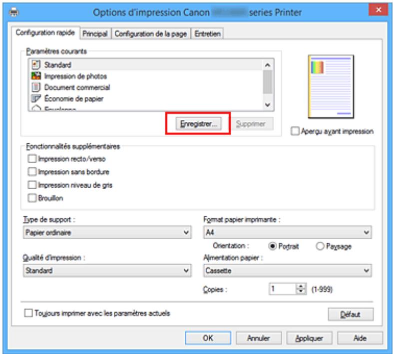 CANON MG 5750 - Cliquez sur Enregistrer... - 1