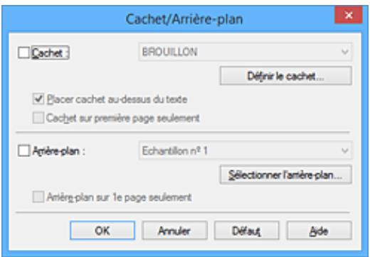 CANON MG 5750 - Enregistrement d'un nouvel arrêté-plan - 2