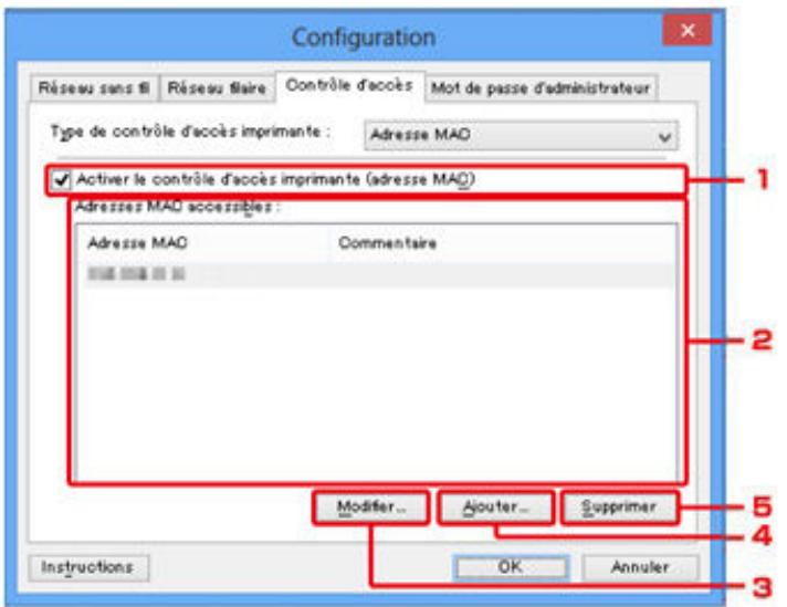 CANON MG 5750 - Si vous sélectionnez Adresse IP - 1