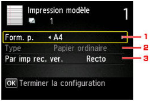 CANON MG 5750 - Impression à l'aide de modèles - 1