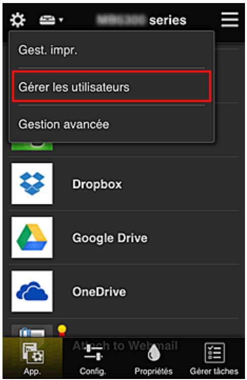 CANON MG 5750 - Ajout d'un utiliser - 1