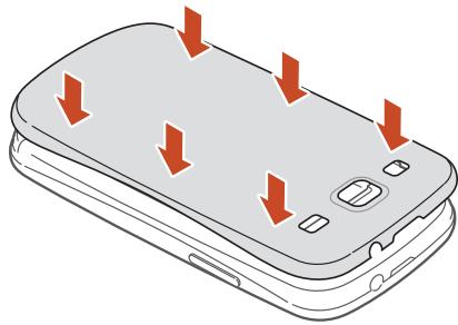 SAMSUNG GALAXY S3 - Insérer la carte SIM ou USIM et la batterie - 7