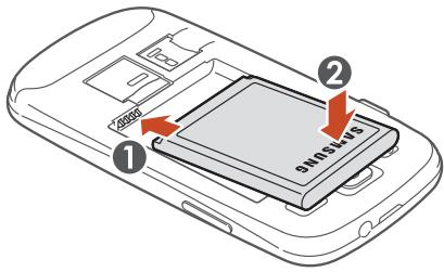 SAMSUNG GALAXY S3 GT-I9300 - SIM- oder USIM-Karte und Akku einsetzen - 6