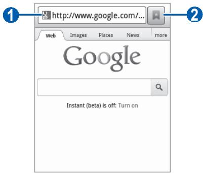 SAMSUNG REX 60 BLEU - > Surfer sur le Web - 1