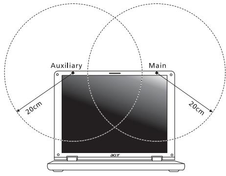 ACER ICONIA A1-830, ICONIA A1-830 (NT.L3WEE.002) - FCC RF güvenlik gereklilikleri - 2