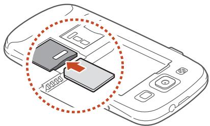 SAMSUNG GALAXY S3 GT-19305 - Insérer la carte SIM ou USIM et la batterie - 4