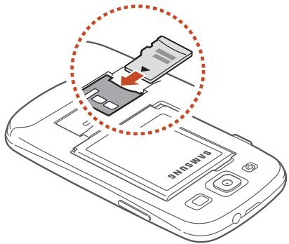 SAMSUNG GALAXY S3 GT-19305 - Insérer une carte mémoire (en option) - 3