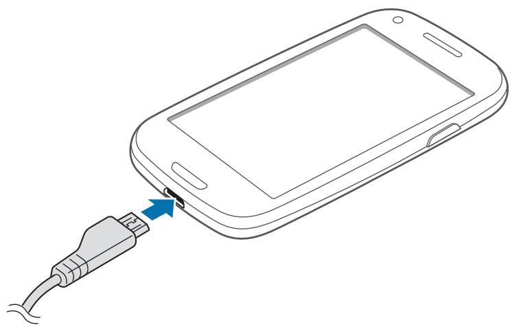 SAMSUNG GALAXY S3 MINI - Charger la batterie avec le chargeur - 1