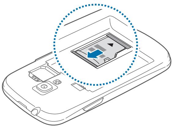 SAMSUNG GALAXY S3 MINI - Insérer une carte mémoire - 4