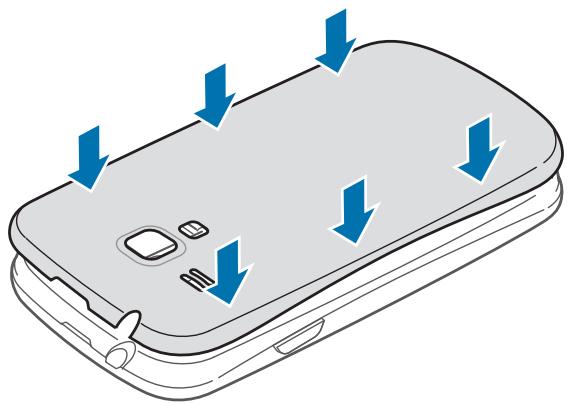SAMSUNG GALAXY S3 MINI - Installer la carte SIM ou USIM et la batterie - 6