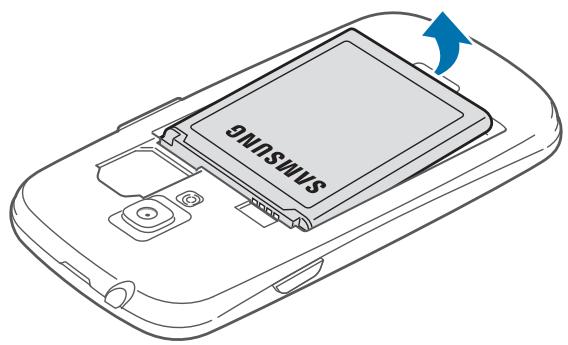 SAMSUNG GALAXY S3 MINI - Retirer la carte SIM ou USIM et la batterie - 1