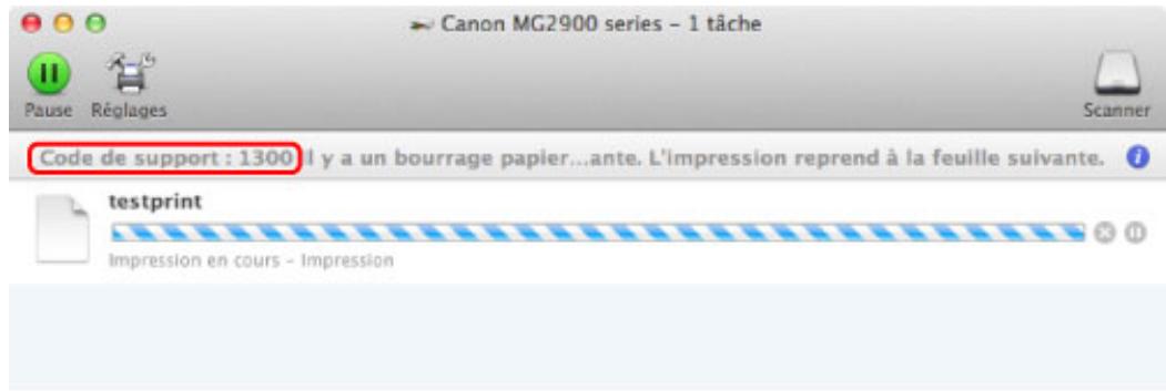 CANON MG2950 - Bourrages papier - 1