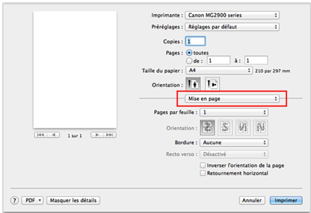 CANON MG2950 - Impression mise en page - 2