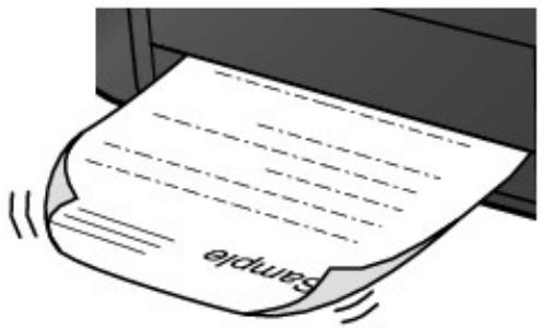 CANON MG2950 - Le papier est gondolé ou présente des taches d'encre - 1