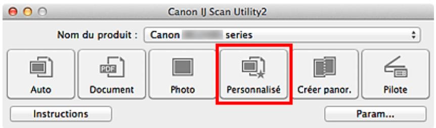 CANON MG2950 - Cliquez sur Personnelise. - 1