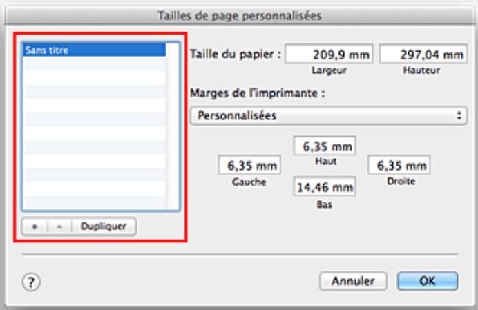 CANON MG2950 - Création d'un format de papier personnalisé - 1