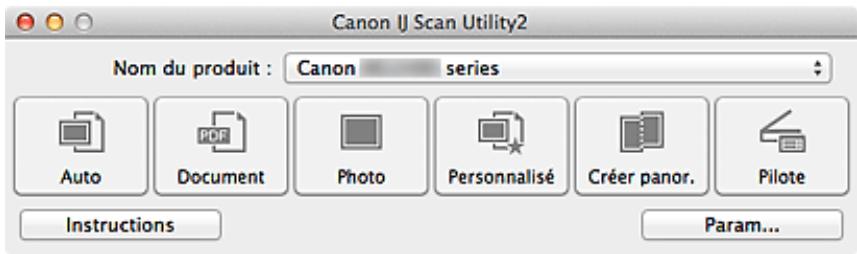 CANON MG2950 - IJ Scan Utility Écran principal - 1