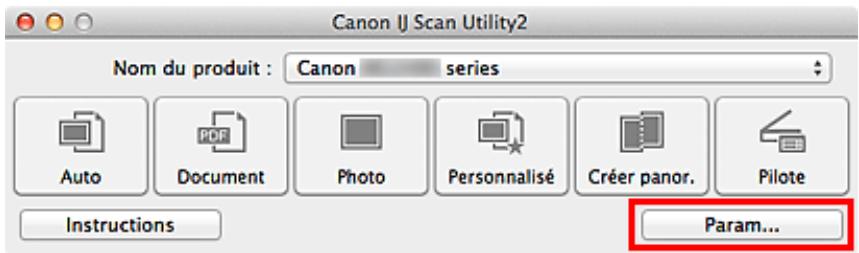 CANON MG2950 - Cliquez sur Param.... - 1