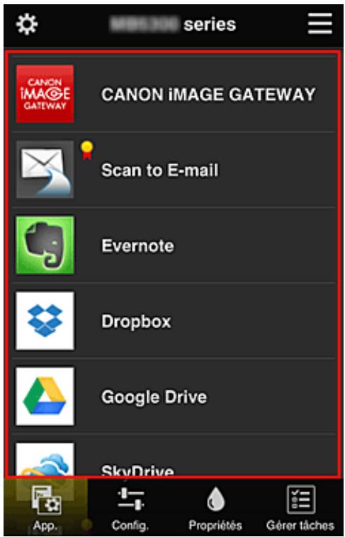 CANON MG2950 - Zone d'affichage - 1