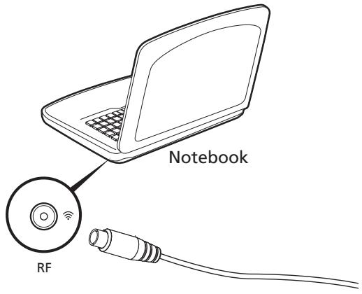 ACER ICONIA B1-730 HD - Collegare l'antenna digitale - 1