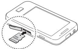 SAMSUNG GT-S5839I - Insérer une carte mémoire (en option) - 3
