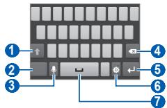SAMSUNG GT-S5839I - Saisir du texte avec le clavier Samsung - 1
