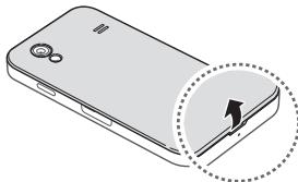SAMSUNG GT-S5839I - Installer la carte SIM ou USIM et la batterie - 1
