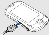 SAMSUNG PLAYER LIGHT - Metre la batterie en charge - 1