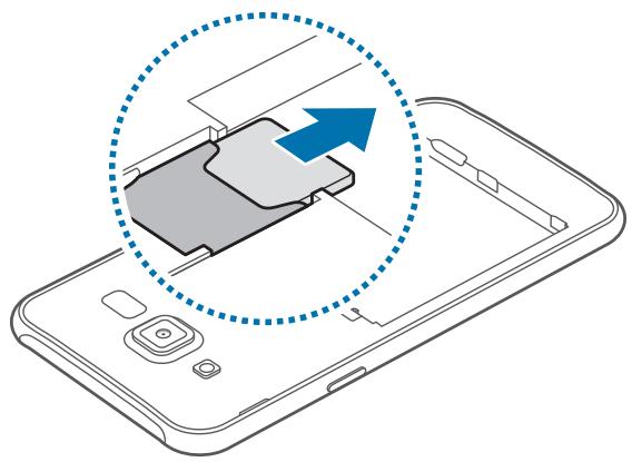 SAMSUNG GALAXY J5 - Retirer la carte SIM ou USIM - 1