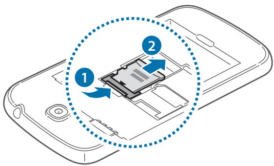 SAMSUNG GALAXY S4 MINI GT-I9195 - Retirer une carte mémoire - 1