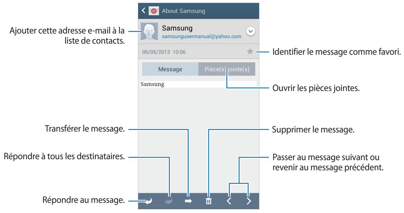 SAMSUNG GALAXY S4 MINI GT-I9195 - Lire des e-mails - 1