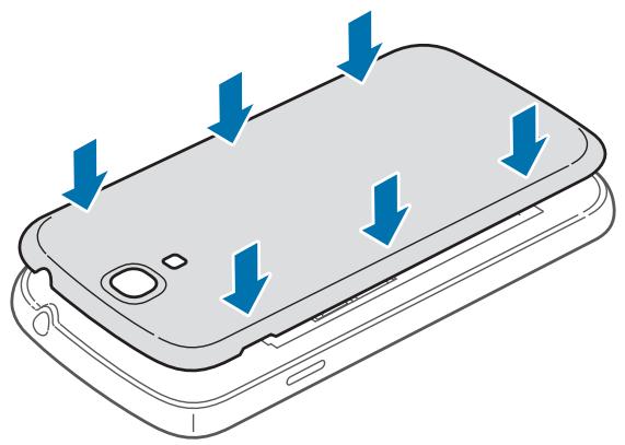 SAMSUNG GALAXY S4 MINI GT-I9195 - Installer la carte SIM ou USIM et la batterie - 8