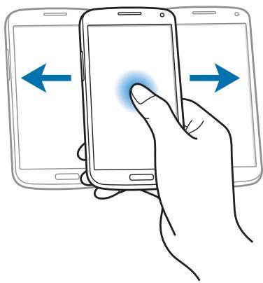 SAMSUNG GALAXY S4 MINI GT-I9195 - Effectuer un panoramique pour déplacer - 1
