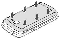 SAMSUNG GALAXY TREND LITE 4 POUCES, 4 GO - GT-S7390G - Installer la carte SIM ou USIM et la batterie - 5