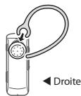 SAMSUNG HM3700 - Utilisation de l'oreillette en mode mono - 2