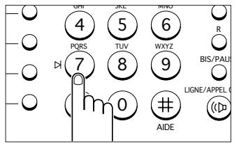 SAMSUNG SF-110T - Saisie d'un nom au clavier numérique - 1