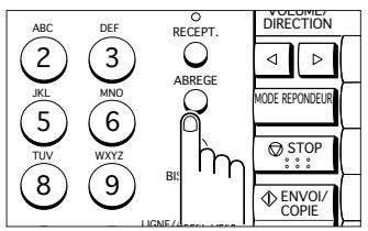 SAMSUNG SF-110T - Utilisation des numéros abrégés - 2