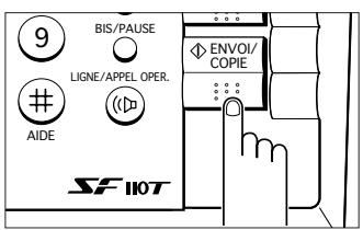SAMSUNG SF-110T - Enregistrement d'une annonce en mode tel/fax - 2