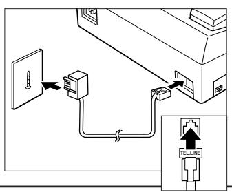 SAMSUNG SF-110T - Branchements - 2